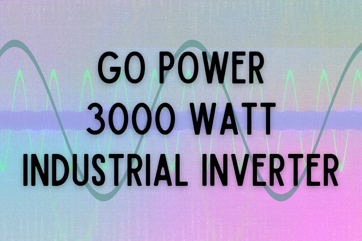 Go Power 3000 Watt Industrial Sine Power Inverter thumbnail