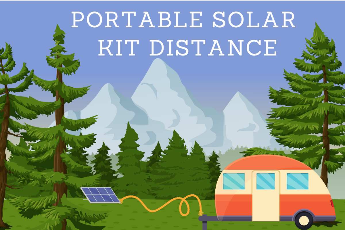 How far can a portable solar panel be from my camper? thumbnail